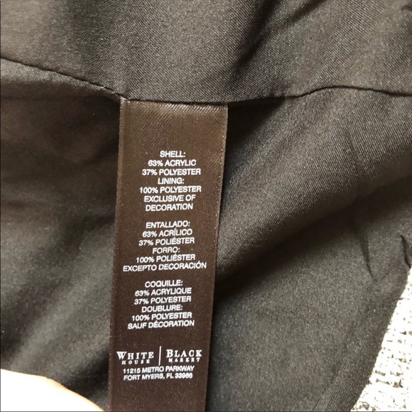 White House Black Market Tweed Blazer Jacket - Picture 8 of 9